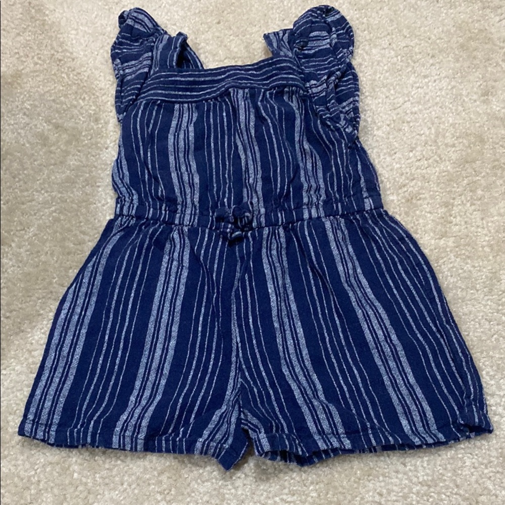 Romper old navy blue and white romper